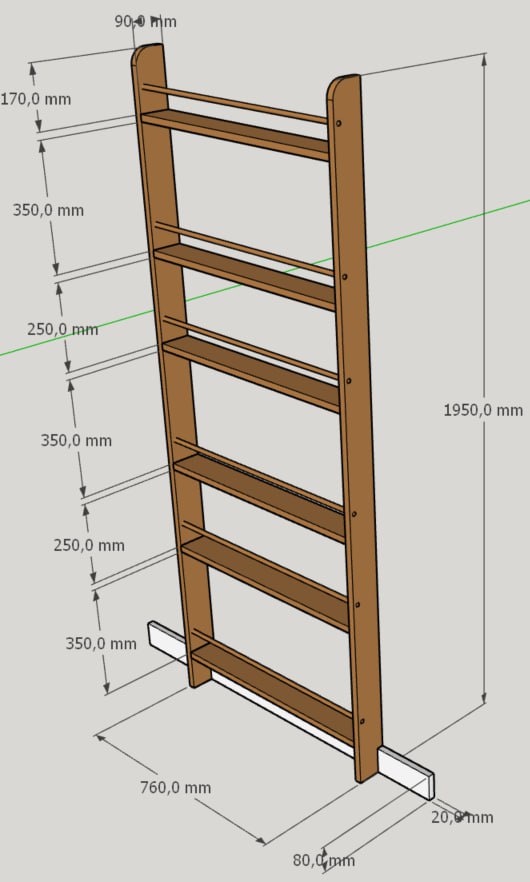 Montessori toy book rack