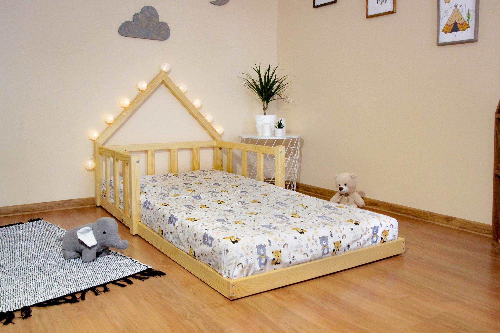 toddler floor bed